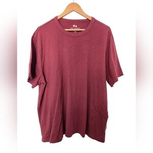 Free Assembly Men's Burgundy Short Sleeve Tee Size Xl